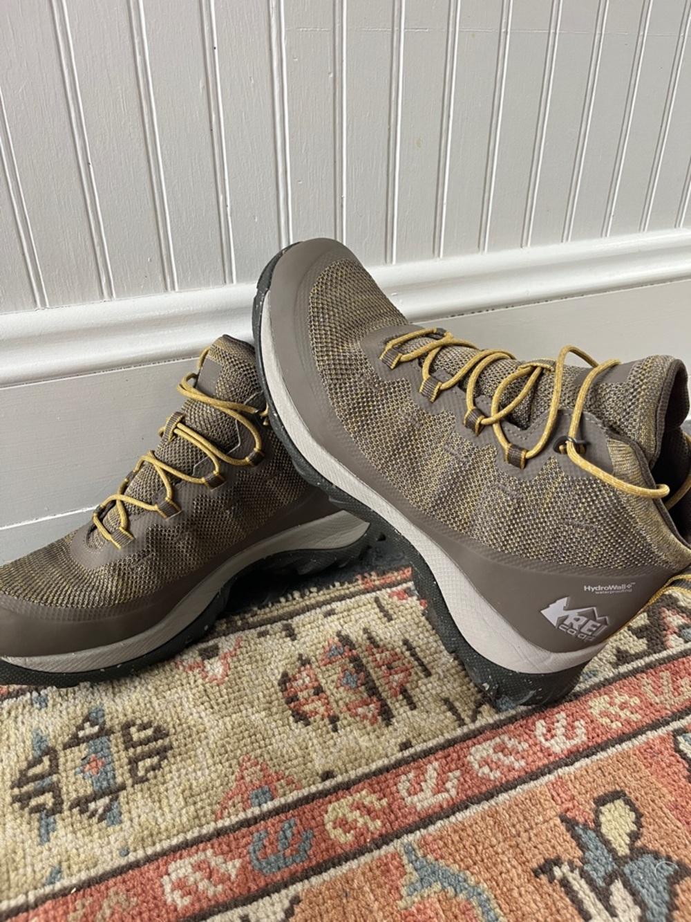 REI Men’s Brown Waterproof Hiking Shoes